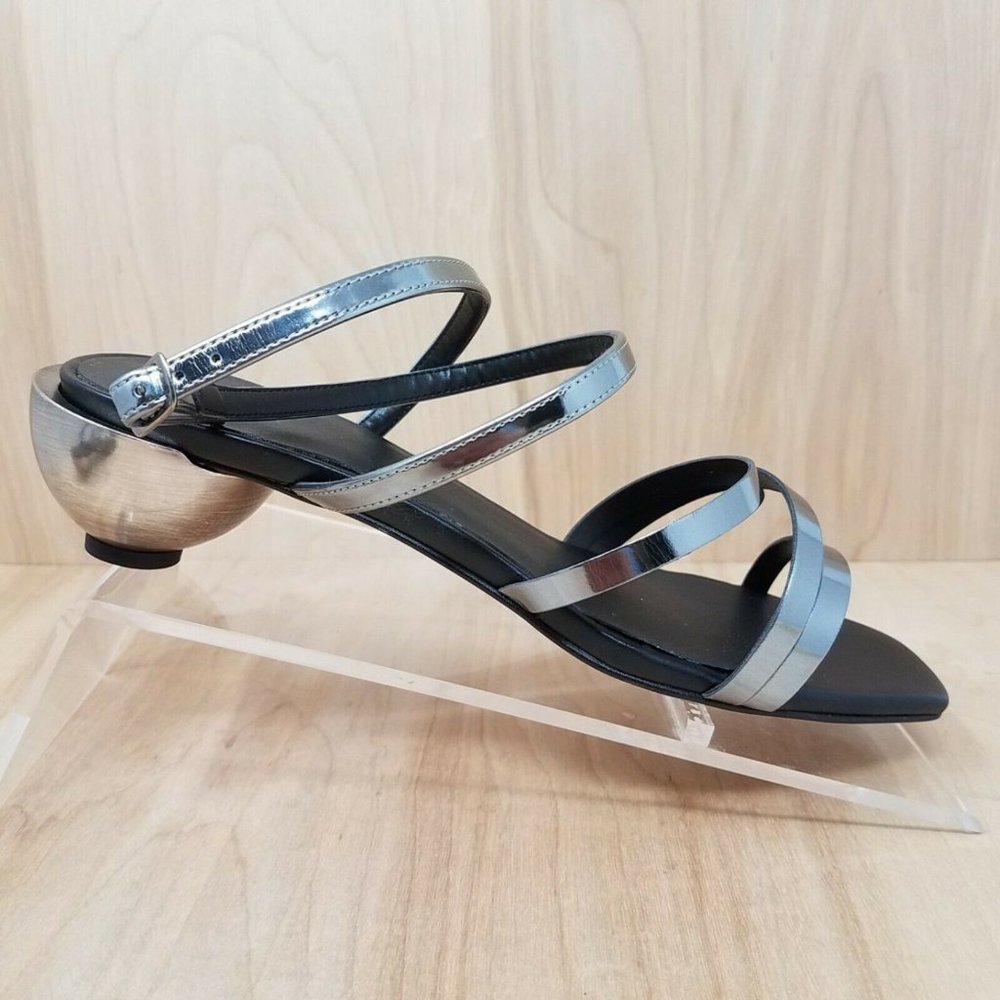 Find. Womens Gladiator Sandals Black Metallic